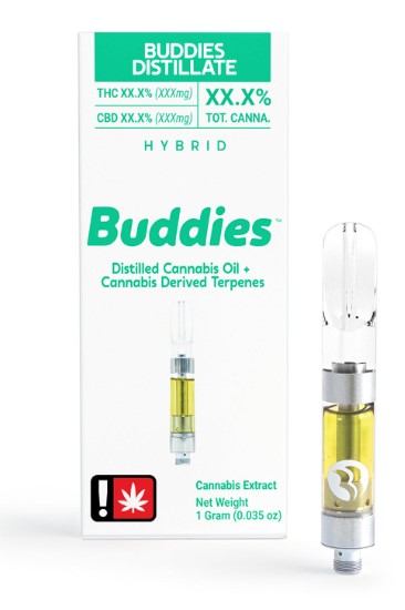 Photograph of product: Distillate Cartridge | TH-ouiV Raspberry Parfait | 1g