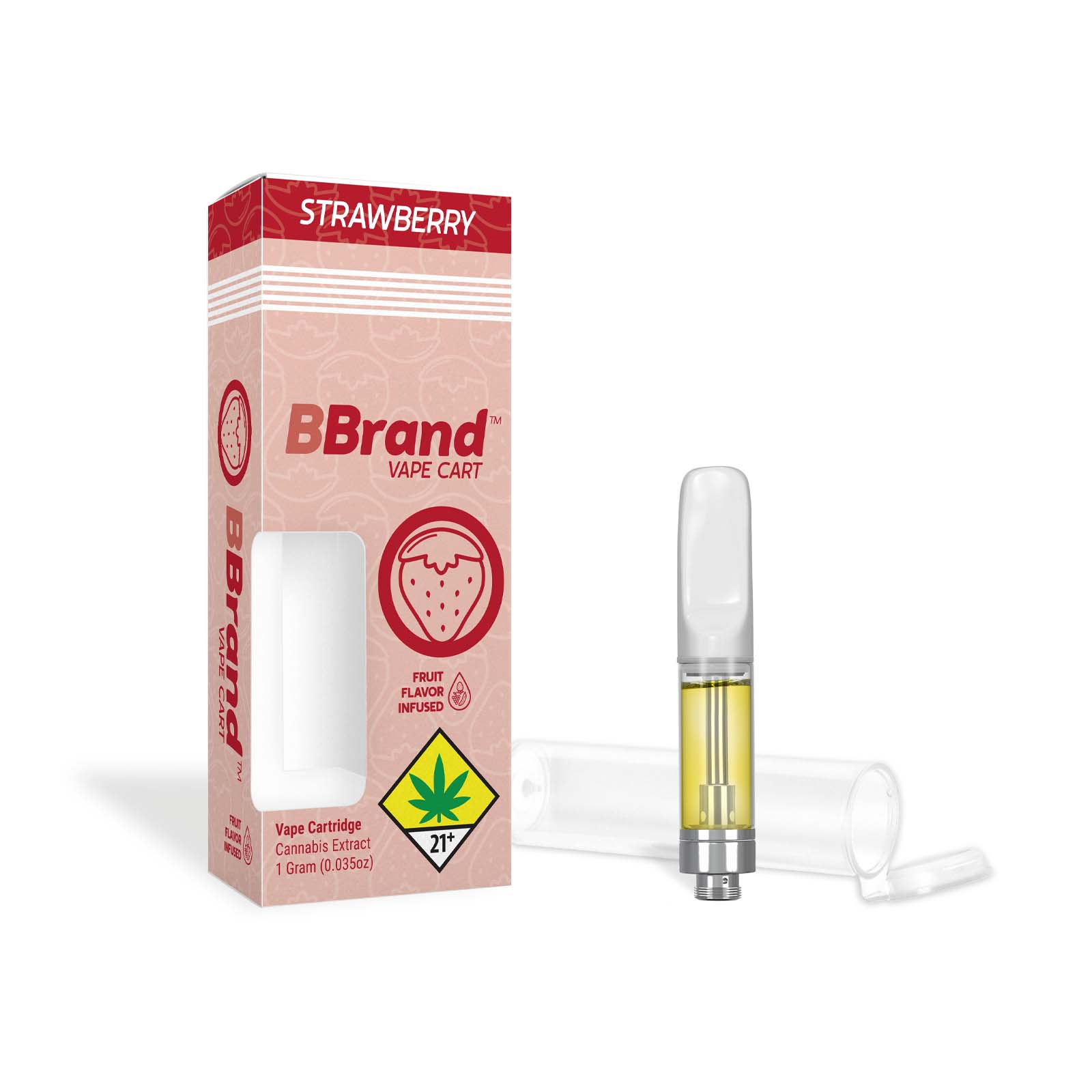 Photograph of product: Strawberry Fruit Flavored Cartridge | 1g