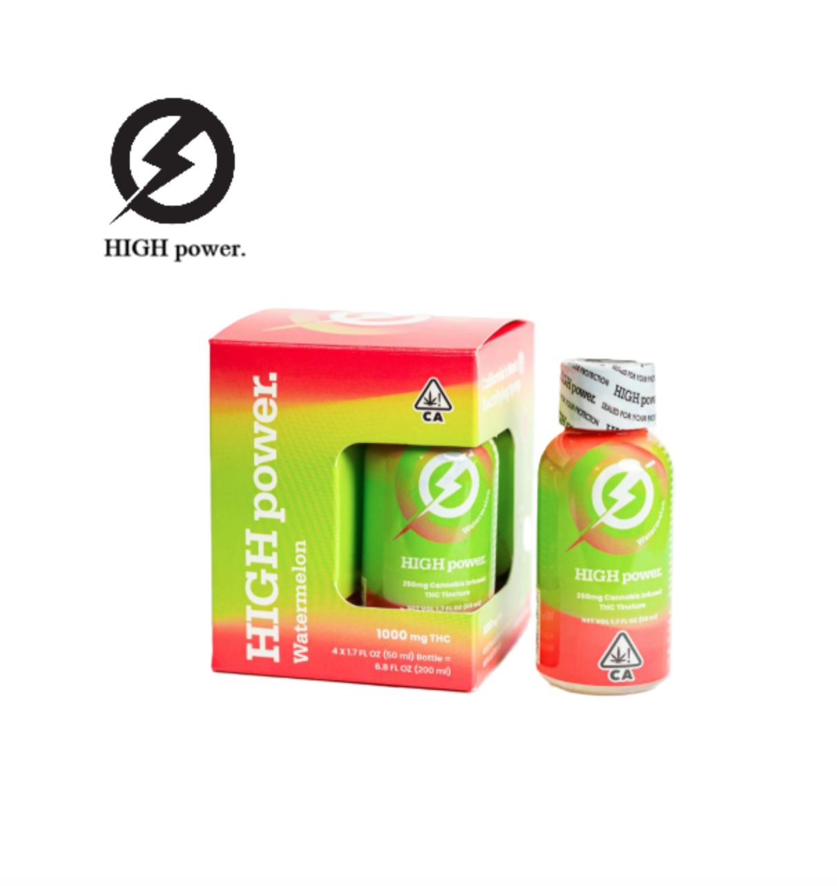 Photograph of product: WATERMELON 1000MG 4 PACK TINCTURE