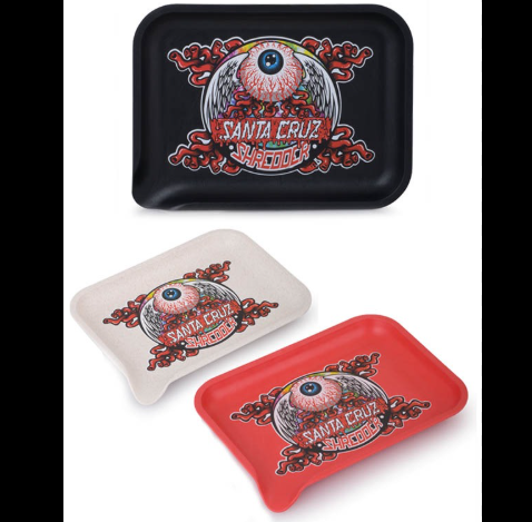 Photograph of product: Santa Cruz Shredder Flying Eyeball Small Hemp Tray