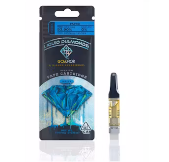 Photograph of product: Gold Drop Fatso Oui'd Liquid Diamonds Cart