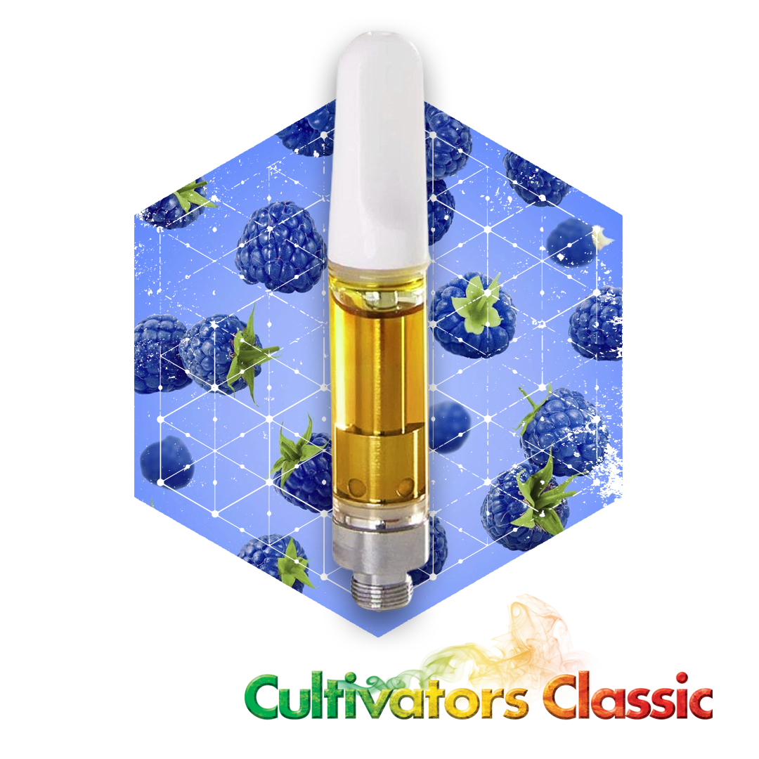 Photograph of product: Sour Blue Razz - Distillate Vape 1g