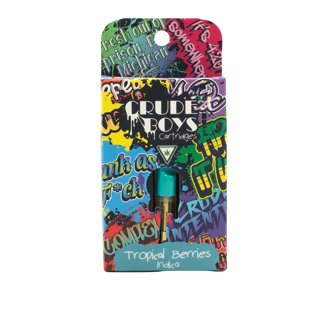 Photograph of product: Crude Boys - 1g 510 Cart - Tropical Berries