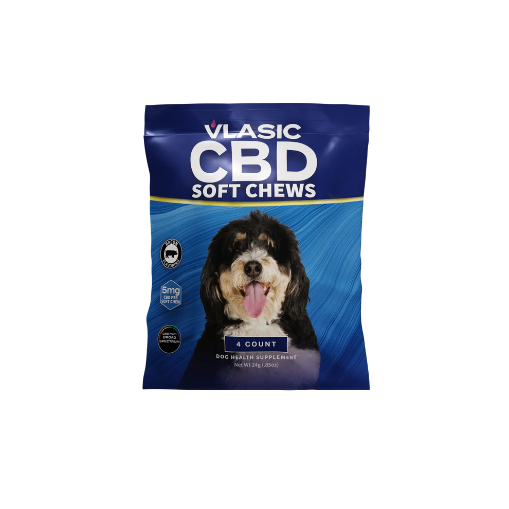 Photograph of product: Vlasic Labs CBD Bacon Flavored Dog Chews Mini Pack (20mg)