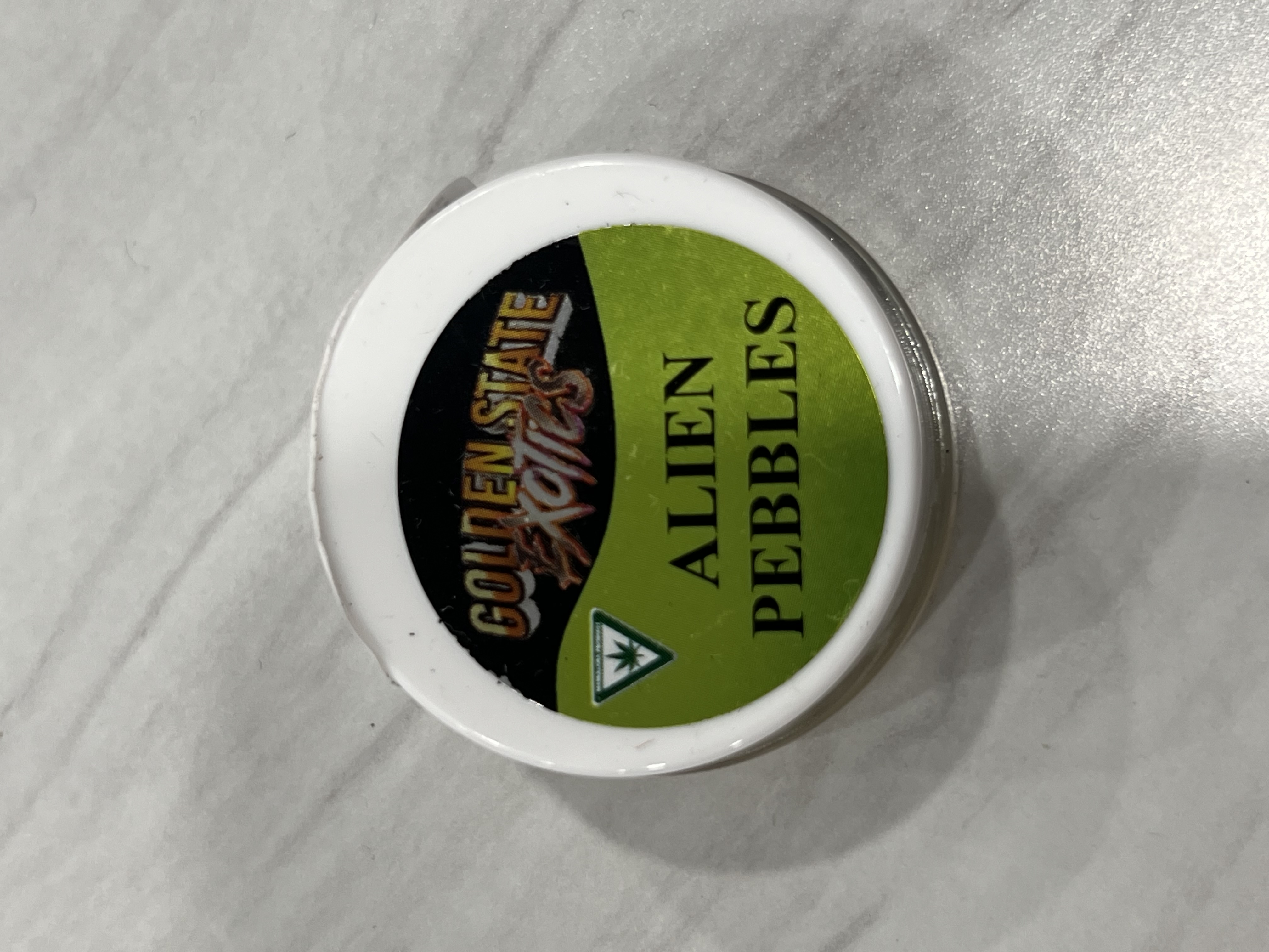 Photograph of product: Alien Pebbles Live Resin