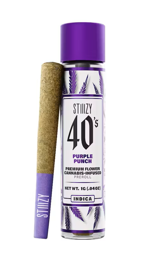 Photograph of product: Stiiizy Purple Punch Infused Preroll Rec