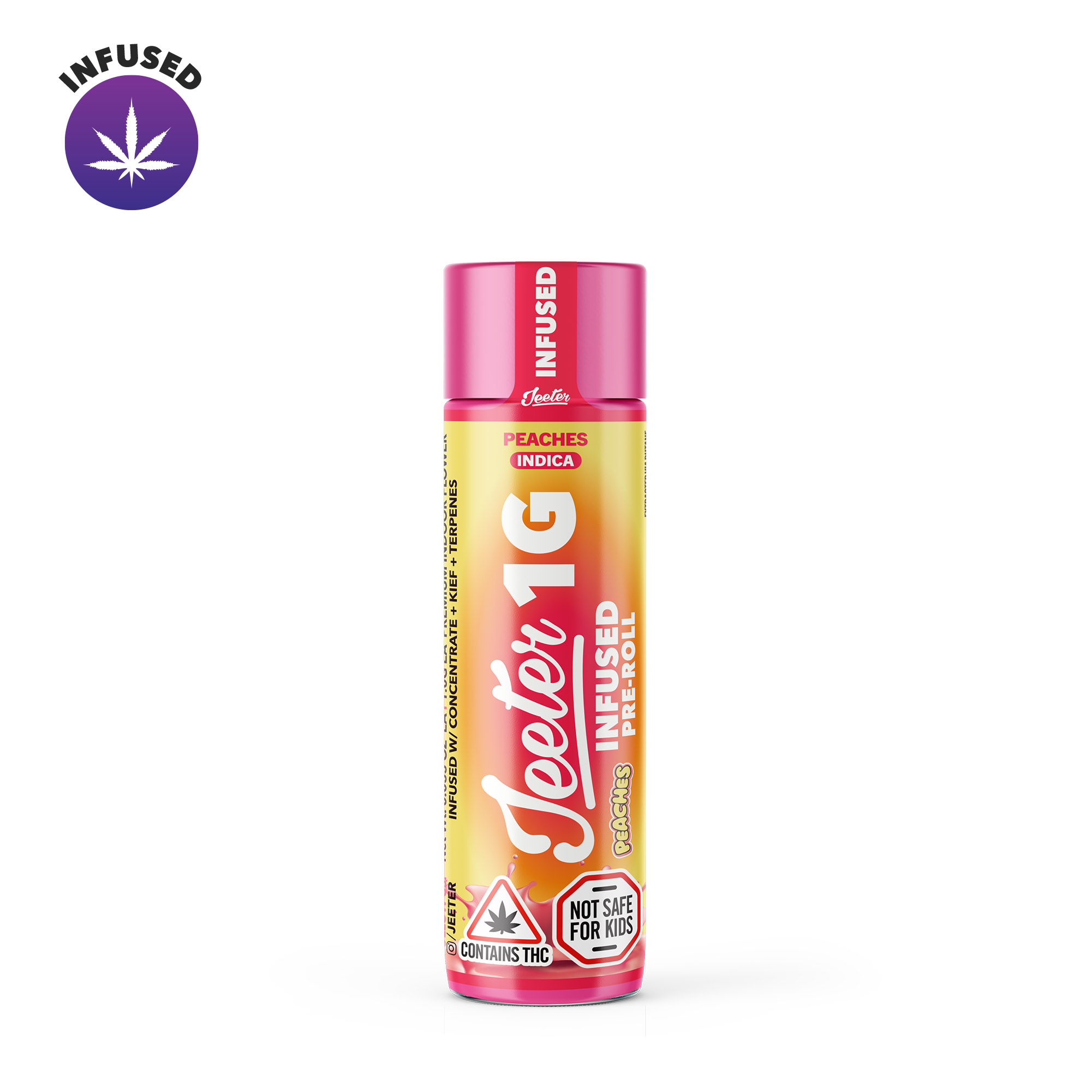 Photograph of product: Infused Pre-Roll - Peaches