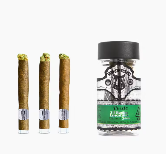 Photograph of product: Verde 3pk Bluntito [S]   2.55g Silver Diamond Blunt