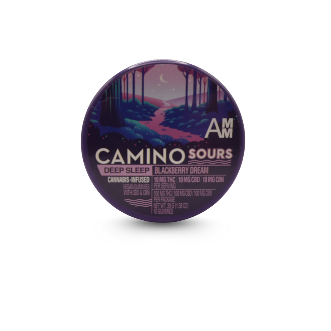 Photograph of product: The Collective | Camino | Sour Blackberry Dream  | Gummies | 100mg
