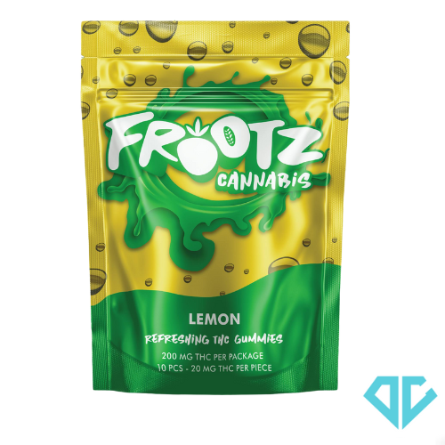 Photograph of product: FROOTZ Lemon Gummies 200mg