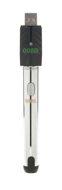 Photograph of product: Ooze Smart Battery Digital Control 650mAh 510 Vape Pen With LED Screen Cosmic Chrome