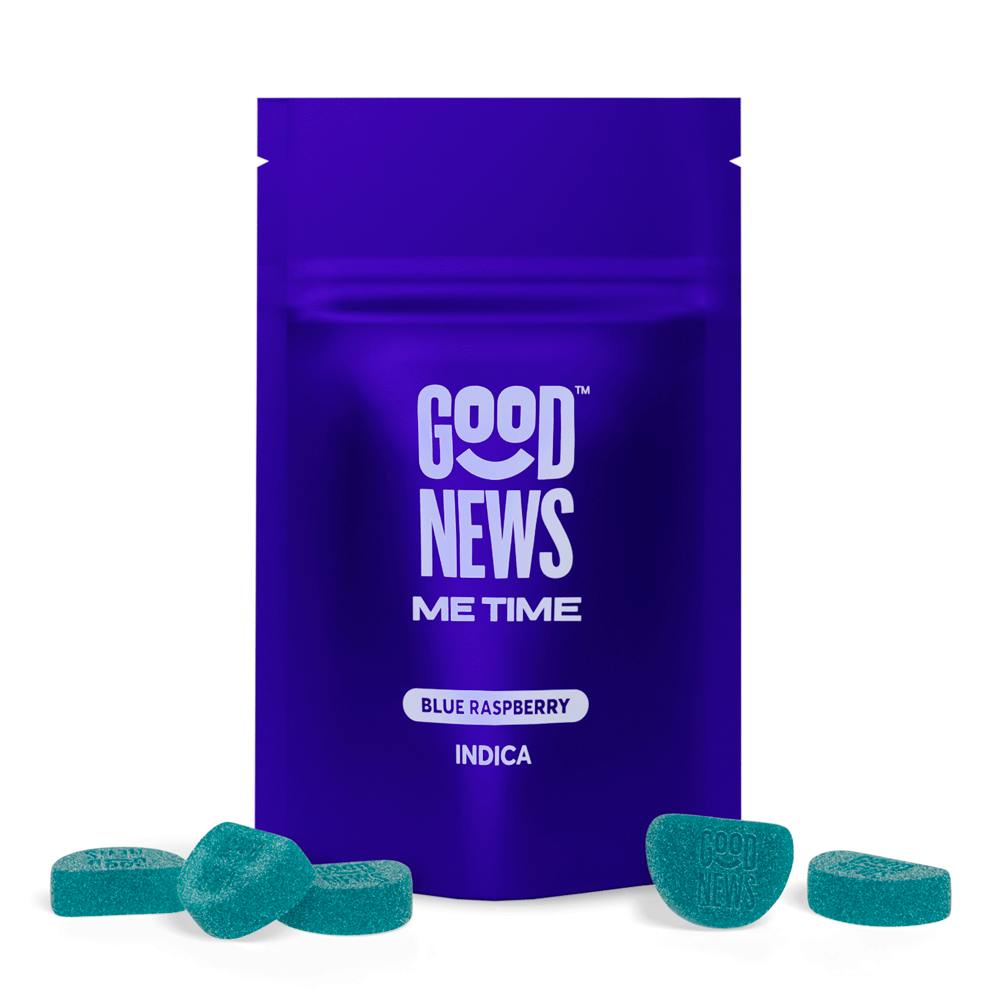 Photograph of product: Me Time Blue Raspberry Gummies