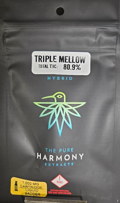 Photograph of product: Harmony - Liquid Badder - 510 Cartridge - H - Triple Mellow