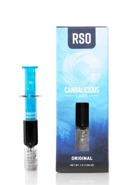 Photograph of product: Cannalicious | Original RSO Syringe | REC