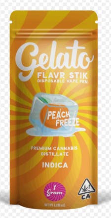 Photograph of product: Peach Freeze Disposable 1g - Disposable