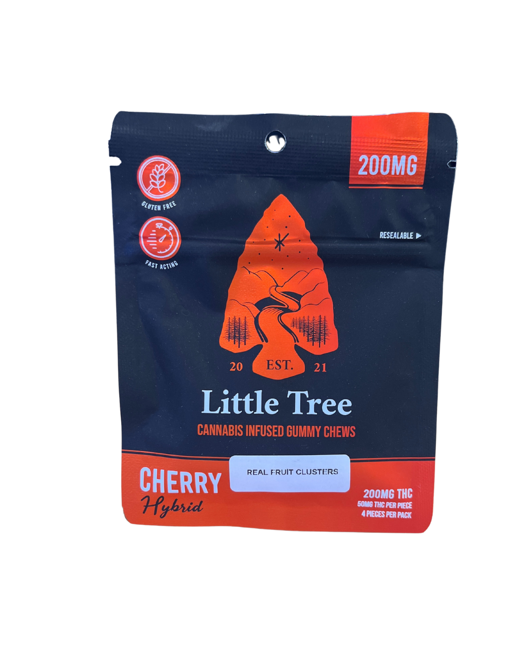 Photograph of product: Little Tree | Fruit Clusters | Cherry | 200mg