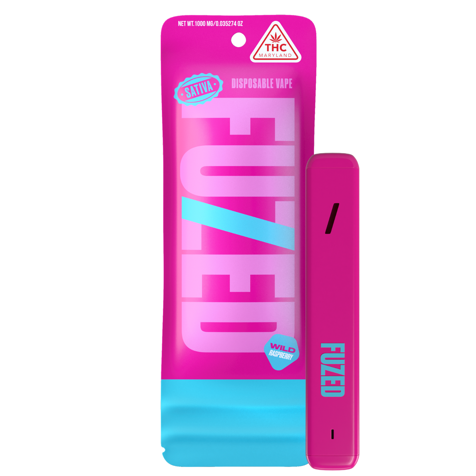 Photograph of product: Fuzed Wild Raspberry Disposable Vape | 1g