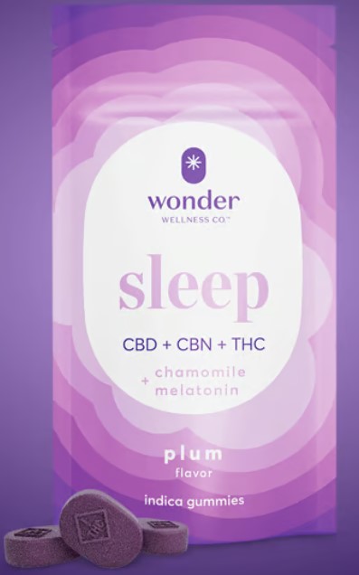 Photograph of product: 20ct/5mg Sleep Sweet Troches [1:1:1 TH-oui:CBD:CBN] (Plum)