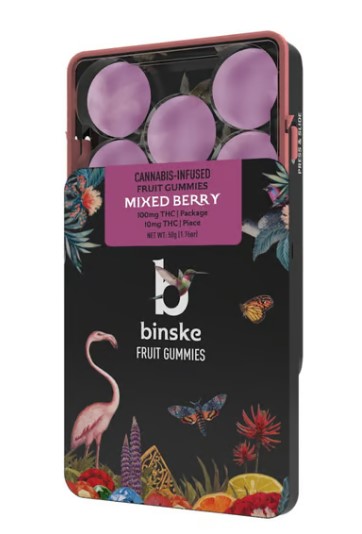 Photograph of product: Mixed Berry Fruit Gummies 100mg | 10pk