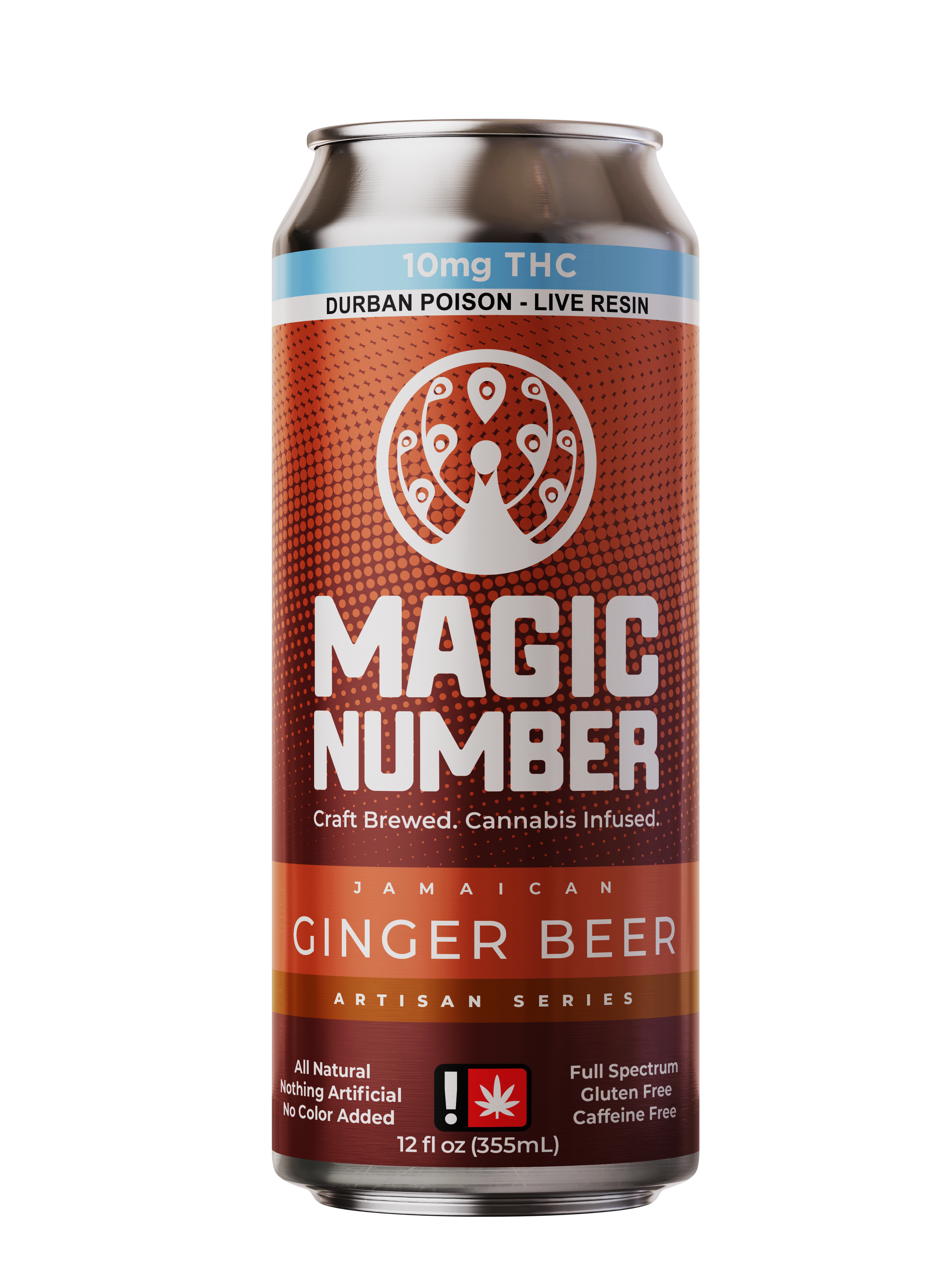Photograph of product: Ginger Beer w/ Live Resin | 10mg