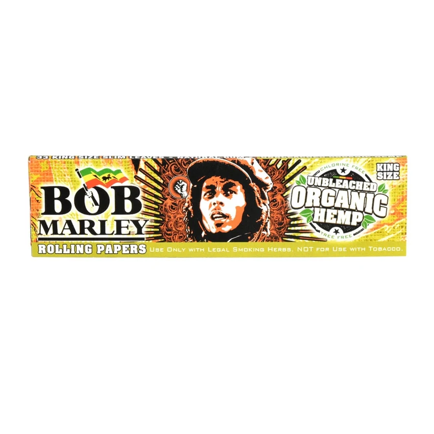 Photograph of product: Bob Marley Rolling Papers (King size organic hemp)