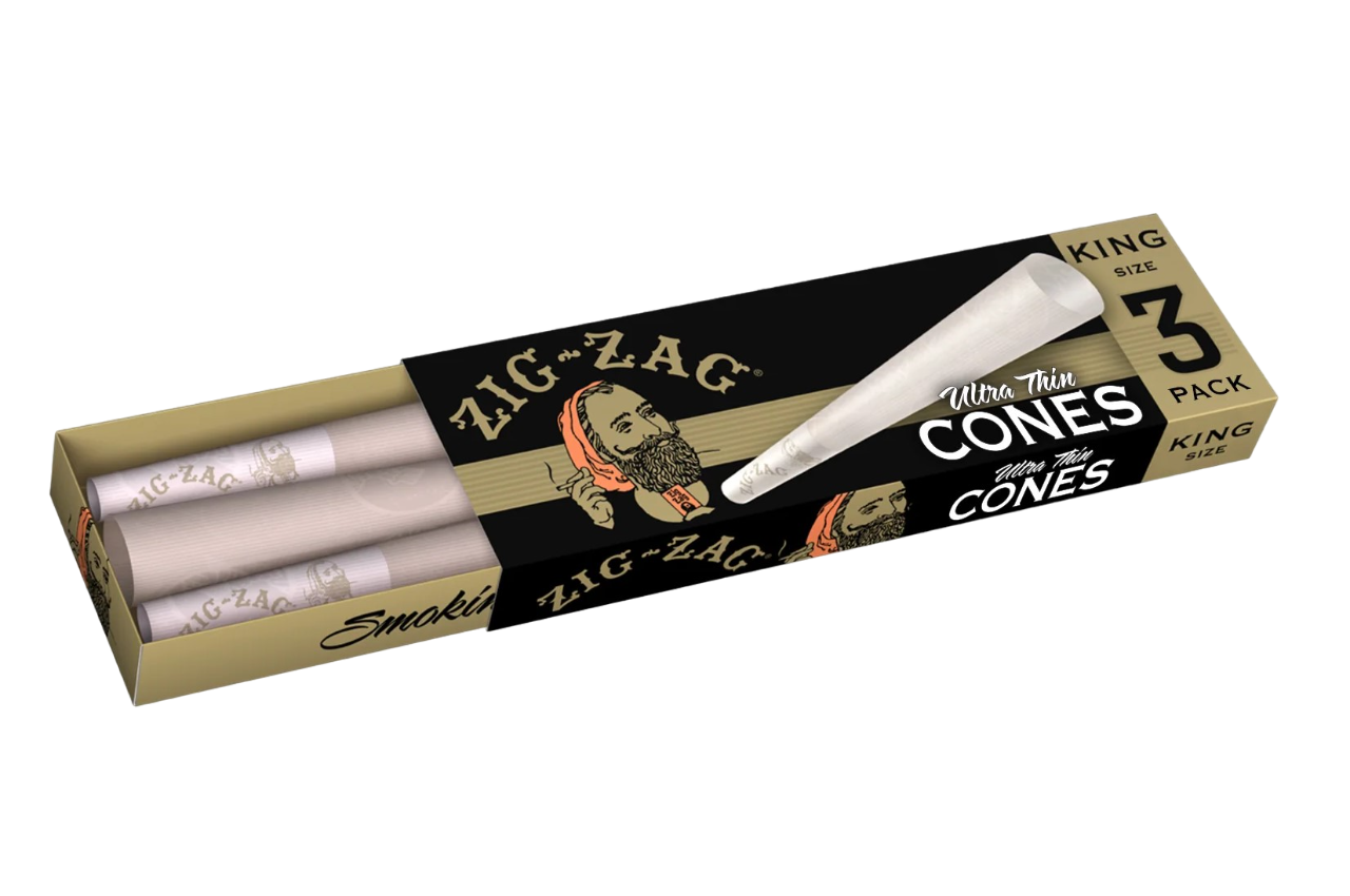 Photograph of product: Zig Zag Organic Hemp Cones King Size