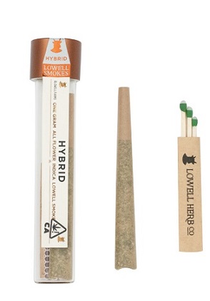Photograph of product: Lowell Herb Co. | Rainbow Pez Pre-Roll | 1g