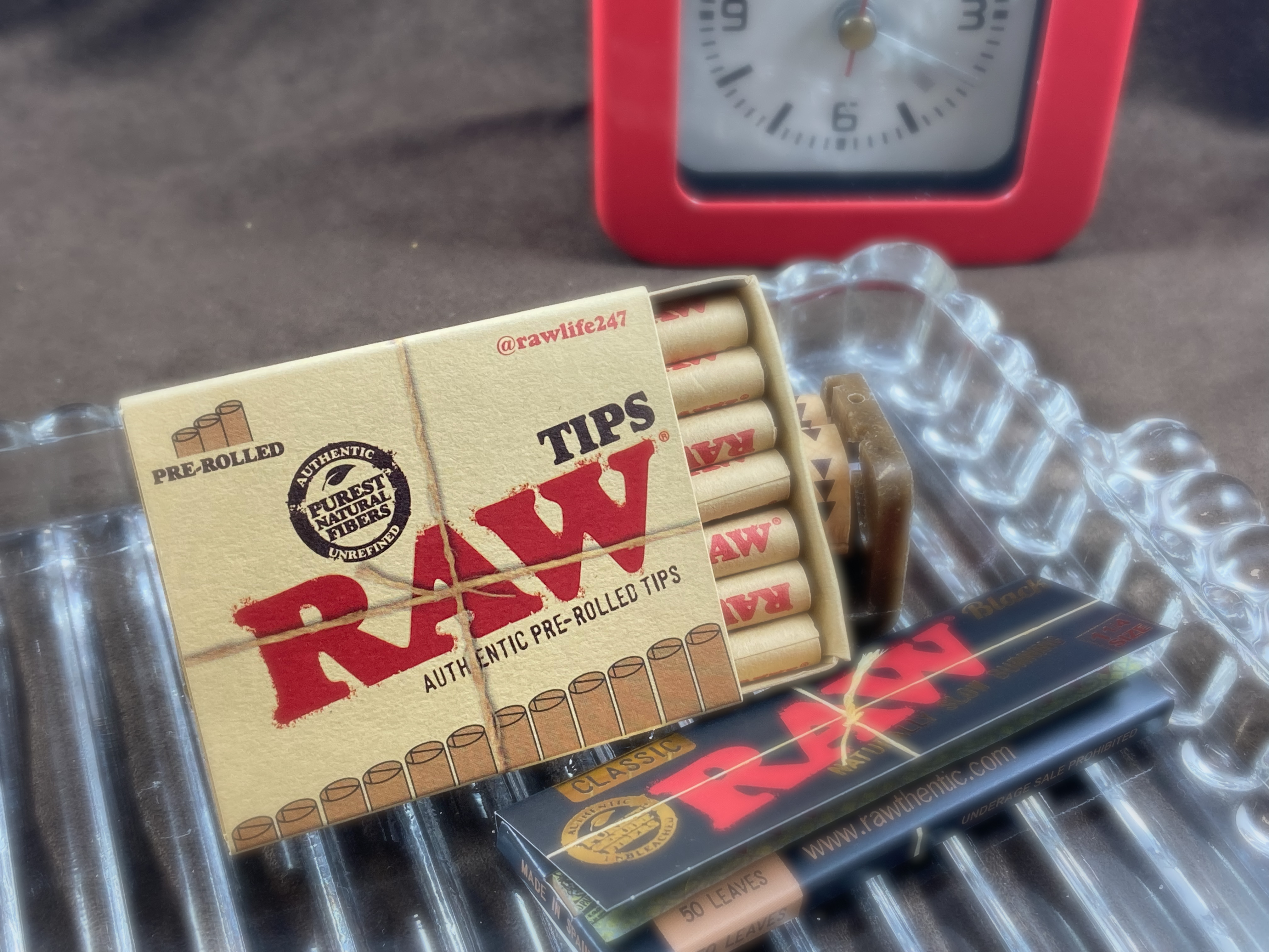 Photograph of product: RAW Original Pre-rolled Tips