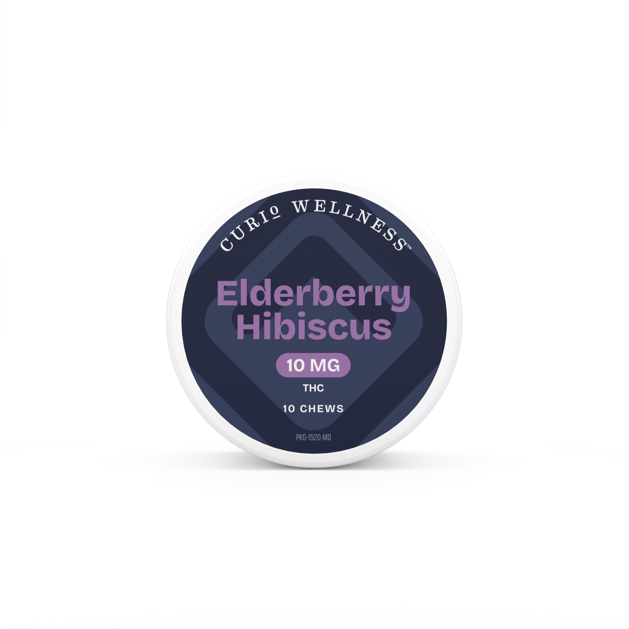 Photograph of product: Elderberry Hibiscus Chews 10mg 10 Pack | 100mg