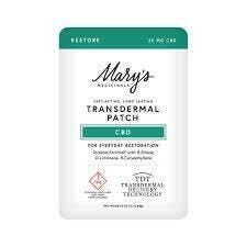 Photograph of product: Marys Medicinals - Restore - CBD - Transdermal Patch