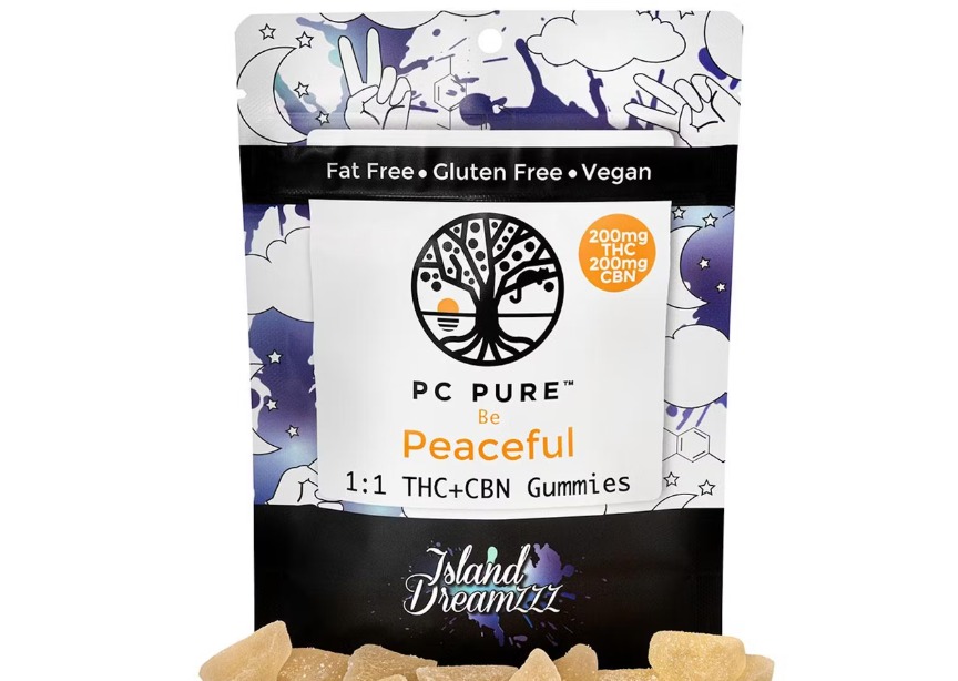 Photograph of product: PC Pure | Island Dreams CBN Gummies | 200mg/10pc