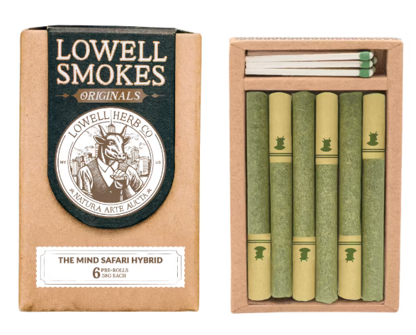Photograph of product: Lowell Herb Co | Joints | Mind Safari | Prerolls | 6pc x