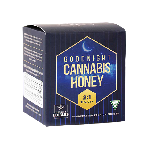 Photograph of product: Goodnight Honey (200mg TH-oui, 100mg CBN)