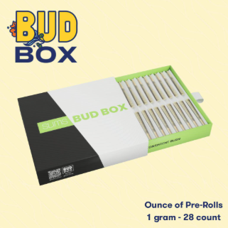 Photograph of product: Pre-Roll Bud Box Purple Pineapple [28ct x 1g] | 28g