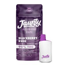 Photograph of product: Jaunty | Blackberry Kush | Oui'd | All-In-One Disposable