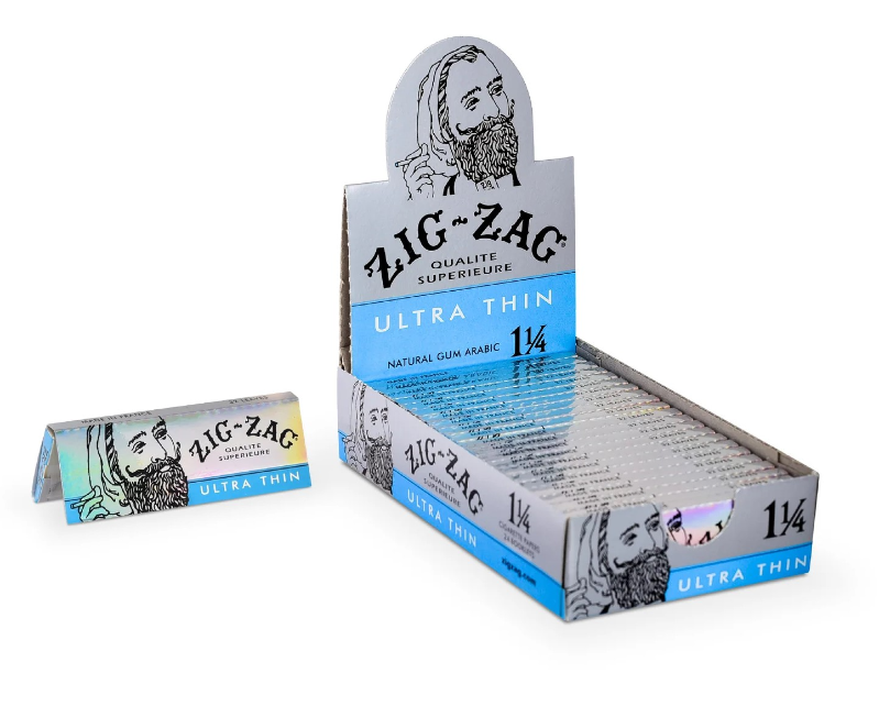 Photograph of product: Zig Zag Ultra Thin 1 1/4 Papers