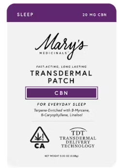 Photograph of product: Sleep Cbn (20mg) Transdermal Patch