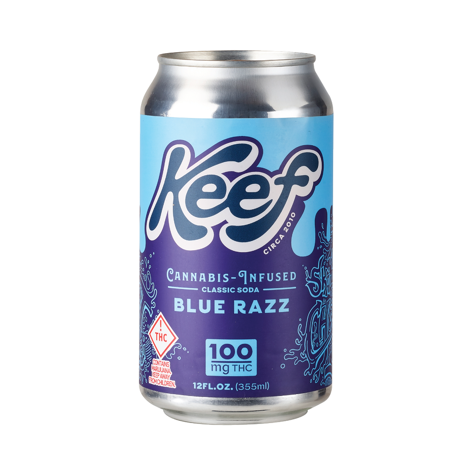 Photograph of product: Blue Razz Keef Cola