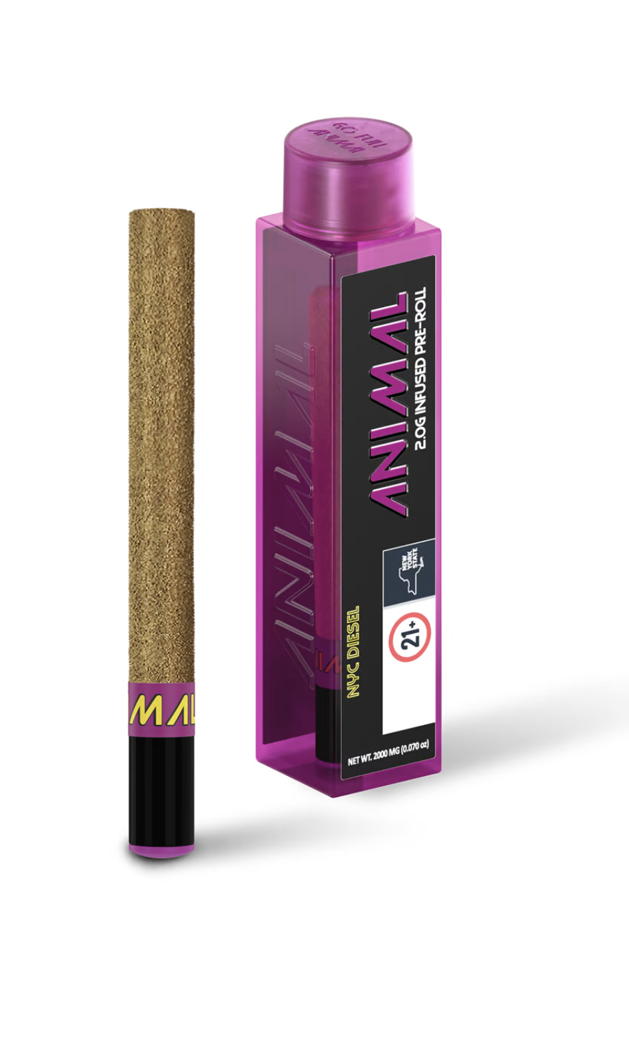 Photograph of product: Animal - NYC Diesel- 2.0g - Infused Pre Roll