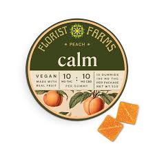 Photograph of product: Florist Farms | Calm | Peach (H) | Gummies | 100mg