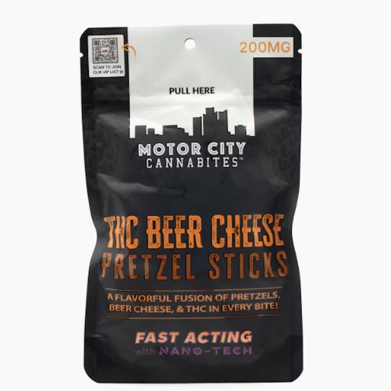 Photograph of product: AU MCC: Beer Cheese Pretzel Sticks 200mg