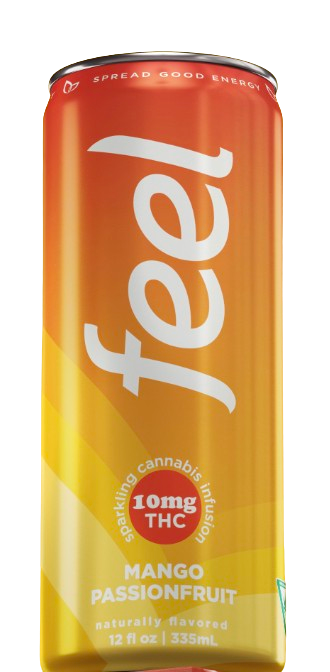 Photograph of product: Mango Passionfruit | 10mg TH-oui 30mg Caffeine Infused Seltzer