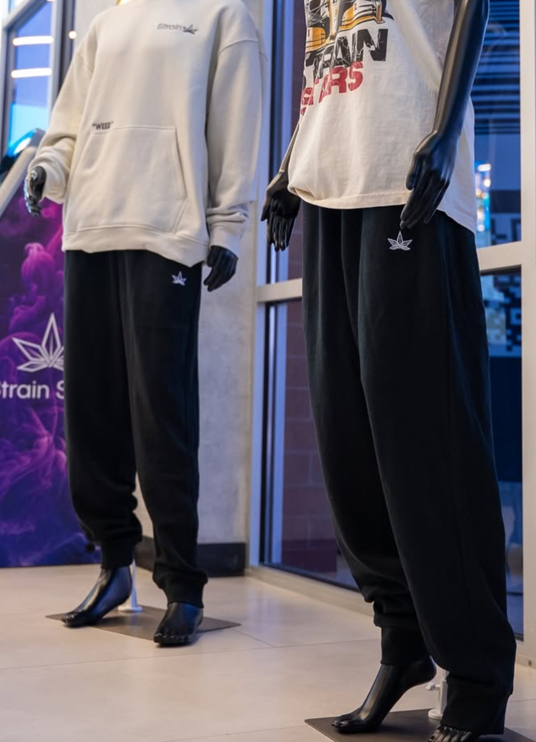 Photograph of product: Strain Stars Logo Sweatpants | Black