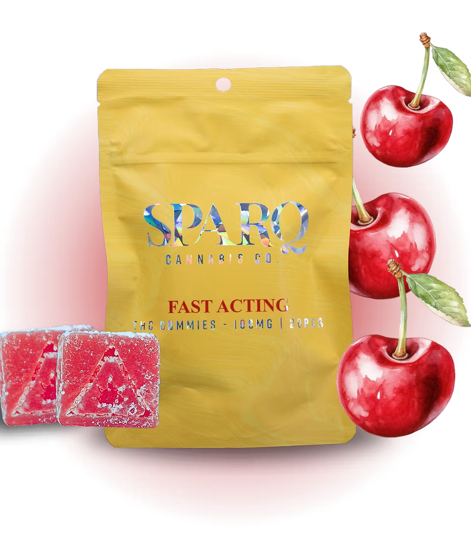 Photograph of product: Cherry Fast Acting Gummies | 20pk