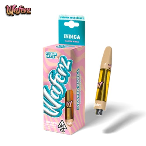 Photograph of product: Waferz - Master Bubba - Classic Cartridge - 1g - Full Gram