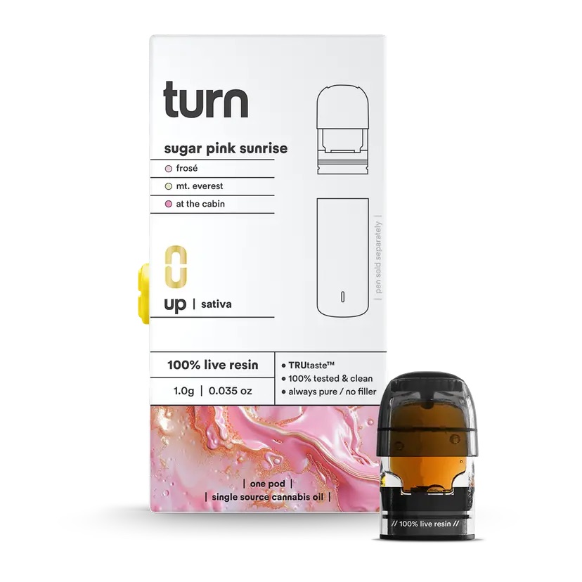 Photograph of product: Sugar Pink Sunrise Live Resin Pod 1g