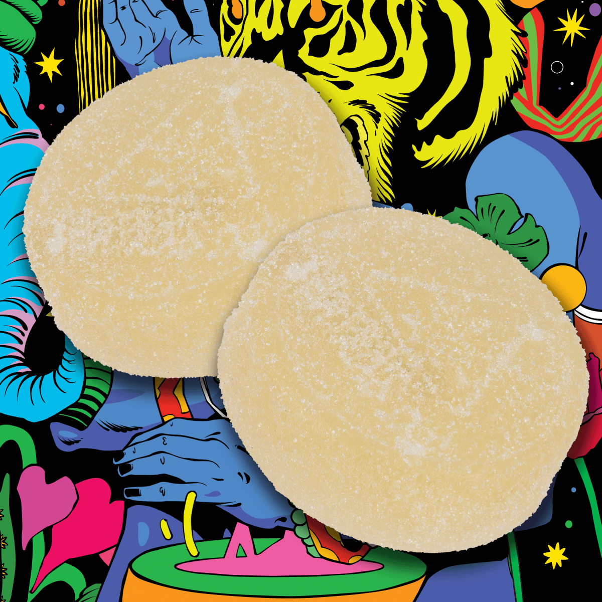 Photograph of product: Sapura | Strawberry Banana Dreamin' Gummies | 100mg