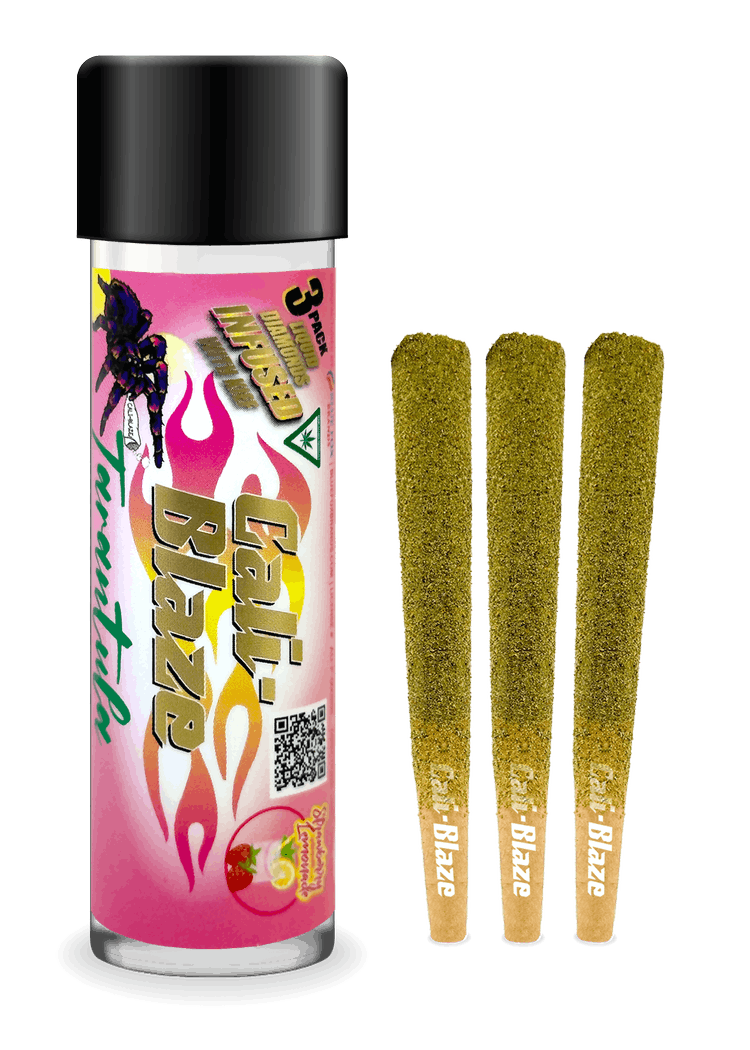 Photograph of product: Strawberry Lemonade Tarantula 3 pack - Cali Blaze