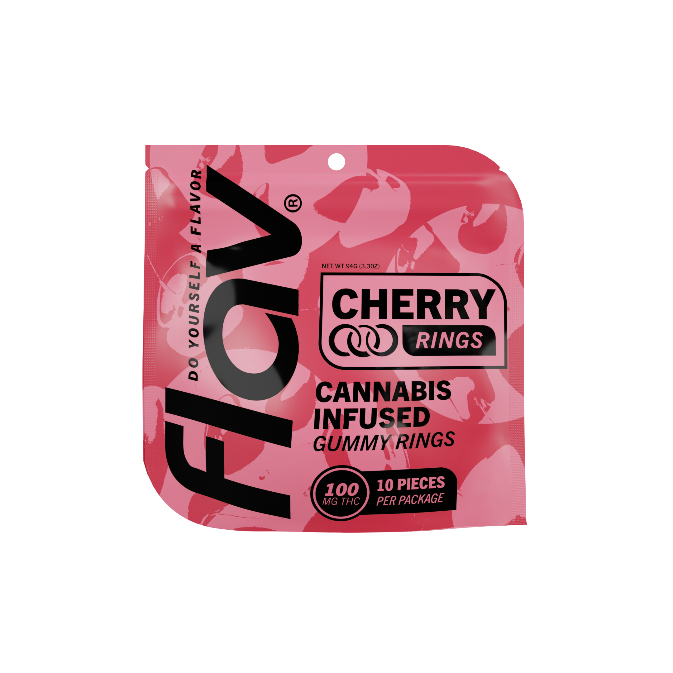 Photograph of product: Flav Cherry Rings [100 MG]