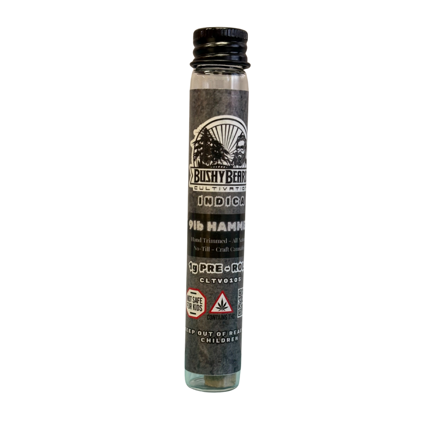 Photograph of product: 9lb Hammer I 1g Pre-roll I Bushy Beard